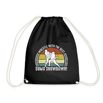 Luttez avec le meilleur Sumo Showdown - Sac de sport léger - noir - Devant