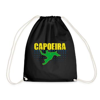 Capoeira - Drawstring Bag - black - Front