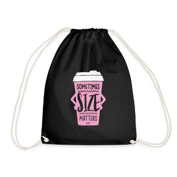 Café mug Café Cappuccino Caffeine barista - Sac de sport léger - noir - Devant