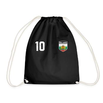 Bulgaria jersey - Drawstring Bag - black - Front