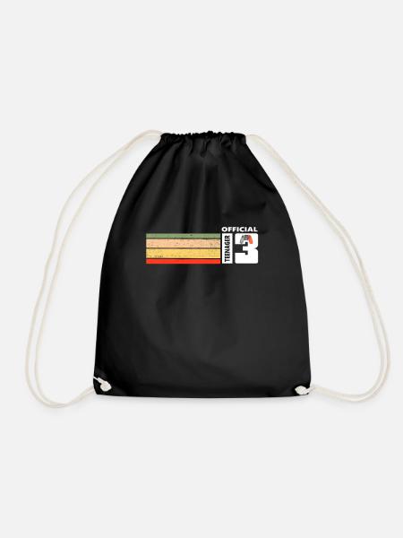 Official 13 teenagers - Drawstring Bag - black