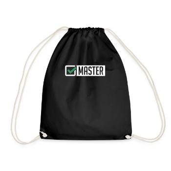 Master Graduation Promotion Graduation Uni Gift - Sac de sport léger - noir - Devant