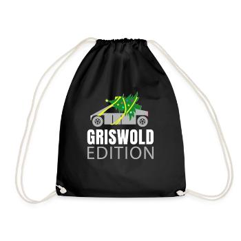 Cyber Pickup Truck Griswold Edition - Drawstring Bag - black - Front