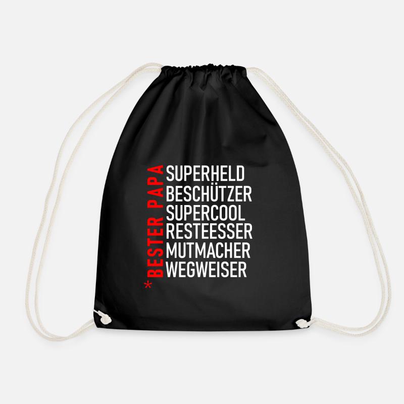 Bester Papa - Turnbeutel - Schwarz