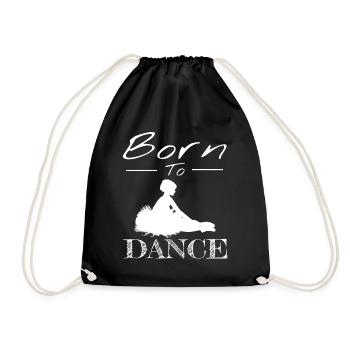 Born to dance Born to Dance Classical Dancer - Drawstring Bag - black - Front