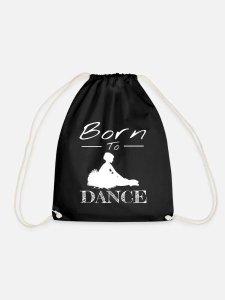 Born to dance Born to Dance Classical Dancer - Drawstring Bag - black