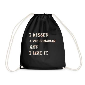 J’ai embrassé un vétérinaire et je l’aime vétérinaire - Sac de sport léger - noir - Devant