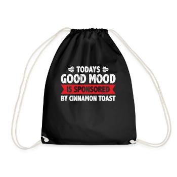 Aujourd’hui, Good Mood est sponsorisé par Cinnamon - Sac de sport léger - noir - Devant