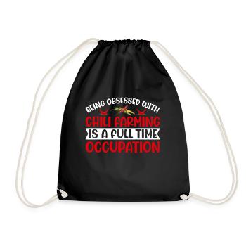 Être obsédé par la culture du chili - Sac de sport léger - noir - Devant