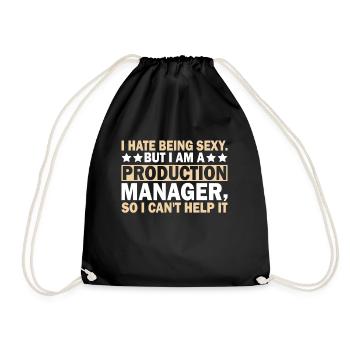 I Hate Being Sexy - Turnbeutel - Schwarz - Vorne