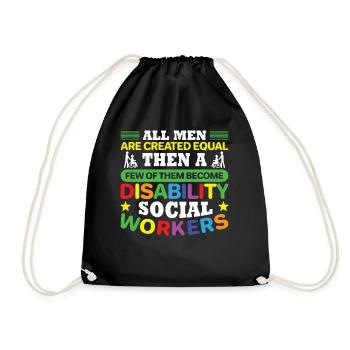 All Men Are Created Equal - Turnbeutel - Schwarz - Vorne