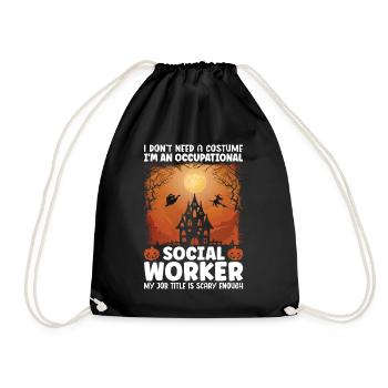 I Am An Occupational Social Worker - Turnbeutel - Schwarz - Vorne