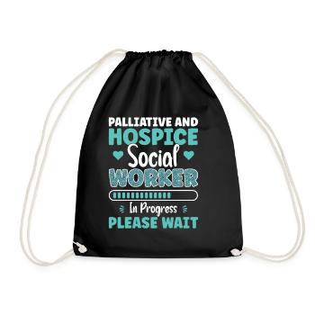 Travailleur en soins palliatifs et en soins palliatifs en cours - Sac de sport léger - noir - Devant