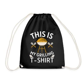 CECI EST MON T-SHIRT GRILL - Sac de sport léger - noir - Devant