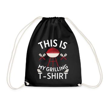 CECI EST MON T-SHIRT GRILL - Sac de sport léger - noir - Devant