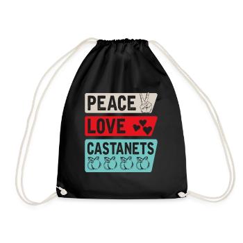 L’instrument de Peace Lovee Castanet - Sac de sport léger - noir - Devant