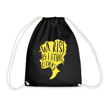 Nous nous élevons en élevant les autres - spirituellement - Sac de sport léger - noir - Devant