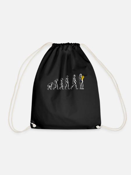 Funny French Horn Musical Instrument - Turnbeutel - Schwarz