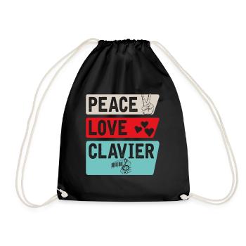 Clavier Instrument de musique Piano Clavier - Sac de sport léger - noir - Devant