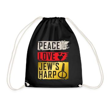 Jew's Harp Music Instrument Juice Harp - Turnbeutel - Schwarz - Vorne