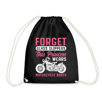 Forgetfuls' High Hells This Princess Wears Depth - Drawstring Bag - black - Front