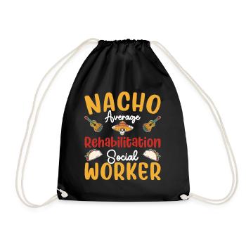 Nacho Travailleur social moyen en réadaptation - Sac de sport léger - noir - Devant