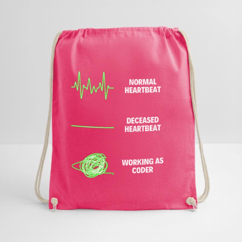 Coder Professional Worker Software Developer Jobs Drawstring Bag