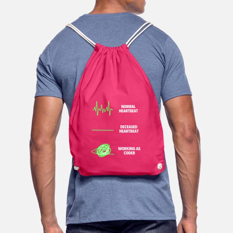 Coder Professional Worker Software Developer Jobs Drawstring Bag