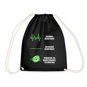 Maintenance Director Professional Worker - Drawstring Bag - black - Front