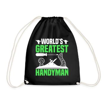 Le plus grand artisan du monde - artisans - Sac de sport léger - noir - Devant