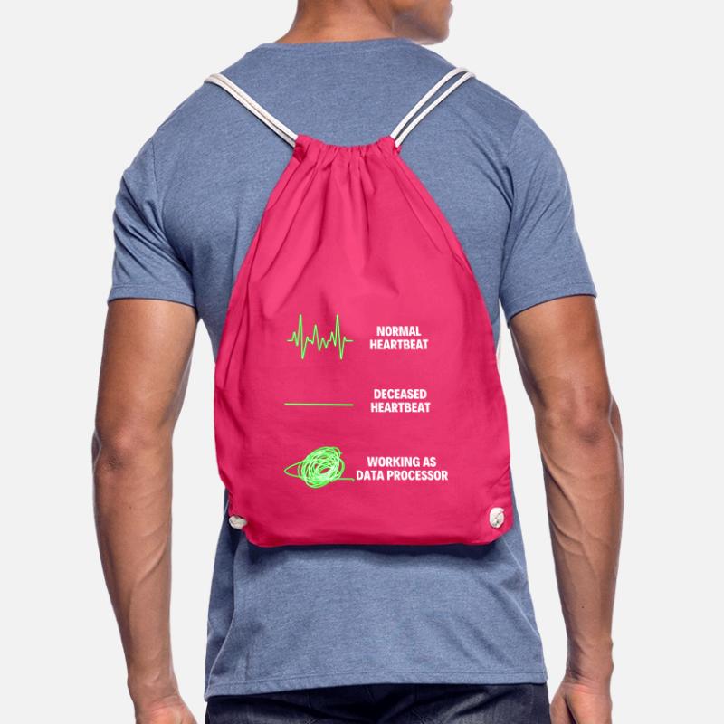 Data Processor Worker Equipment Computer Hardware Drawstring Bag