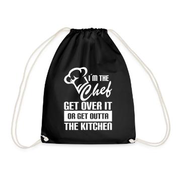 Je suis le chef surmonter ou disparaître - Sac de sport léger - noir - Devant