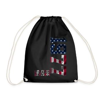 LIMITED EDITION 1977 USA 49TH BIRTHDAY - Drawstring Bag - black - Front