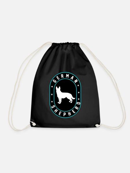 Berger allemand - Sac de sport léger - noir
