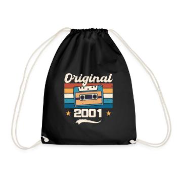 Born Gift Original 2001 Gift Idea 2001 - Sac de sport léger - noir - Devant
