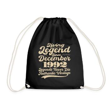 Il était une fois une légende. Décembre 1992 Naissance - Sac de sport léger - noir - Devant