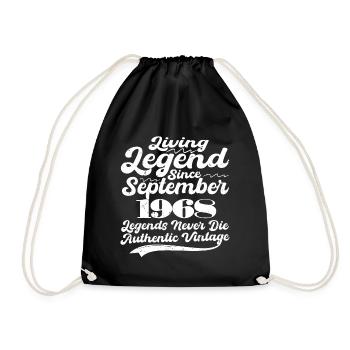 Il était une fois une légende. Septembre 1968 Naissance - Sac de sport léger - noir - Devant