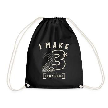 I Make 23 Birthday 23 Years Old - Drawstring Bag - black - Front
