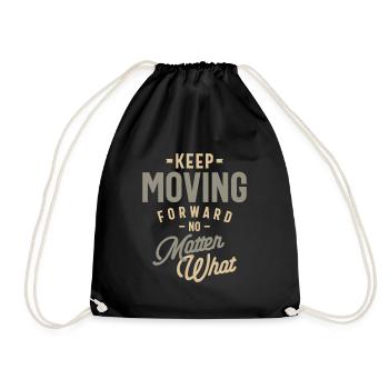 Forward Bound - Stay Motivated - Motivational - Drawstring Bag - black - Front