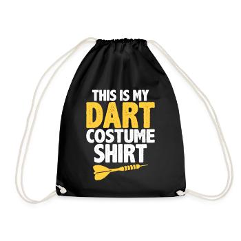 Ceci est ma chemise de costume de fléchettes - Sac de sport léger - noir - Devant