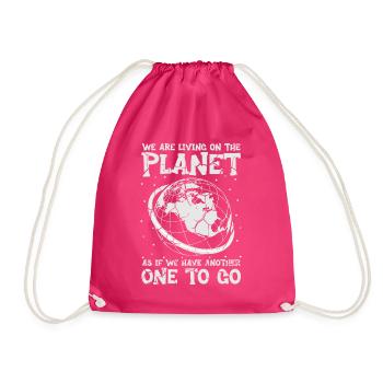 Climate Change Mother Earth Day Environment - Turnbeutel - Fuchsia - Vorne