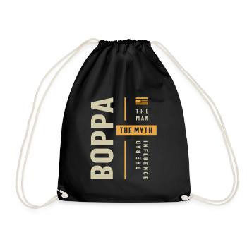 Boppa L’homme Le mythe La mauvaise influence - Sac de sport léger - noir - Devant