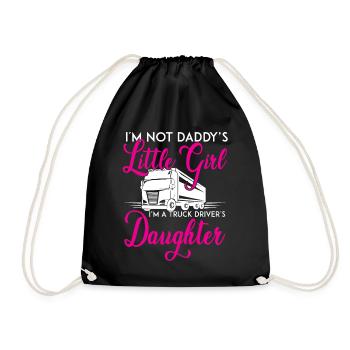 I'm not daddy's little girl - Drawstring Bag - black - Front