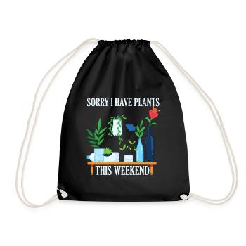 Je suis désolé de planter ce week-end - Sac de sport léger - noir - Devant