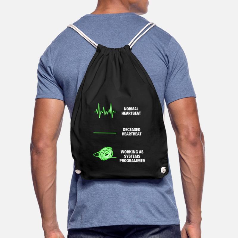 System Programmer Funny System Worker Programmers Drawstring Bag