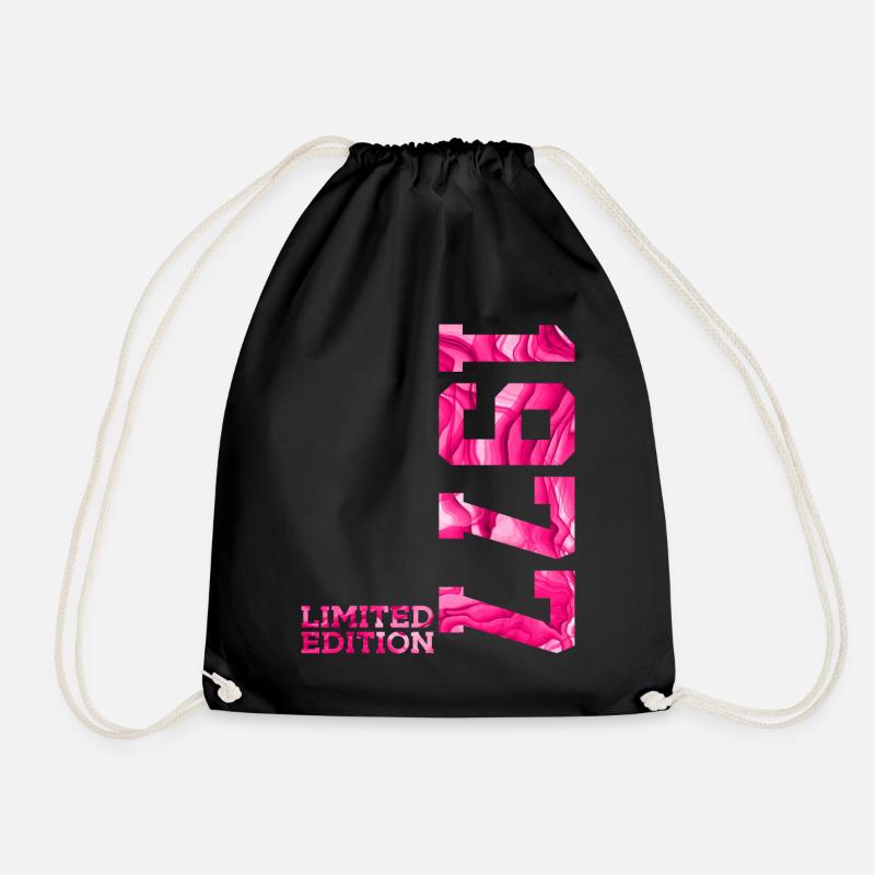 49. GEBURTSTAG PINK LIMITED EDITION 1977 - Turnbeutel - Schwarz
