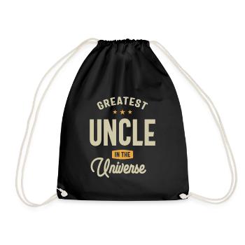 Greatest Uncle in the Universe - Drawstring Bag - black - Front
