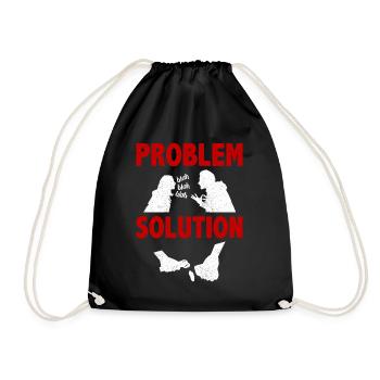 Knapping Stone Collector Problème Solution Hobby - Sac de sport léger - noir - Devant