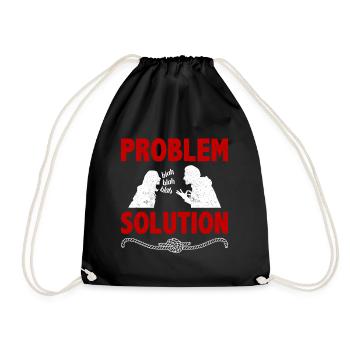 Nœud Nœud Nouer Problème Solution Hobby - Sac de sport léger - noir - Devant