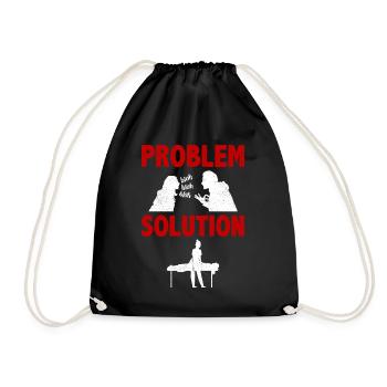Masser Massothérapeute Solution au problème - Sac de sport léger - noir - Devant
